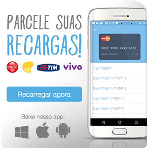 Recarregue seu celular a qualquer hora com nosso APP