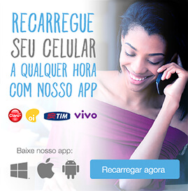 Recarregue seu celular a qualquer hora com nosso APP