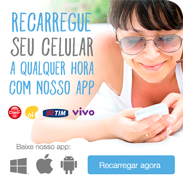 Recarregue seu celular a qualquer hora com nosso APP